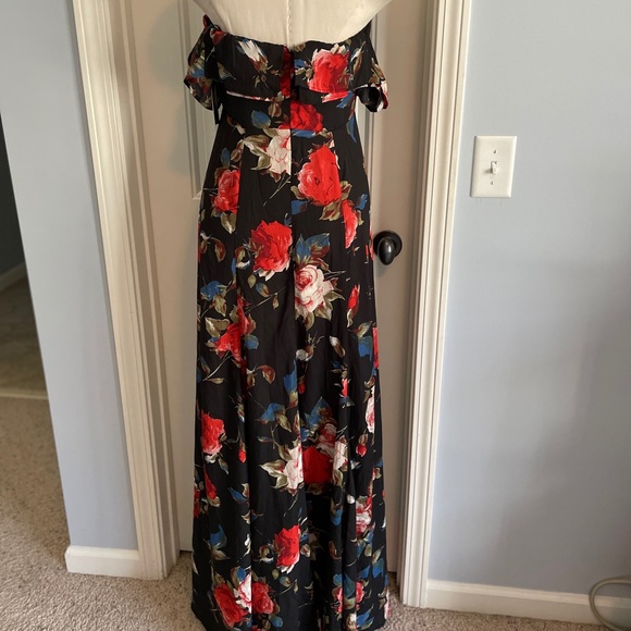 Lulu’s Medium I Care Off Shoulder Floral Dress - Picture 4 of 12